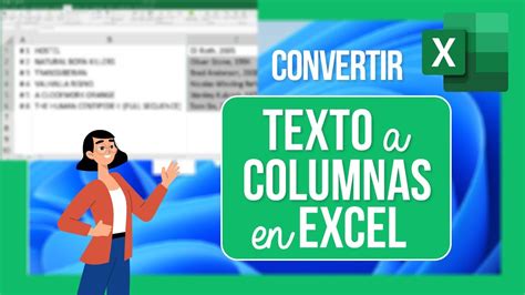 C Mo Convertir Textos En Columnas Tutorial Excel Youtube