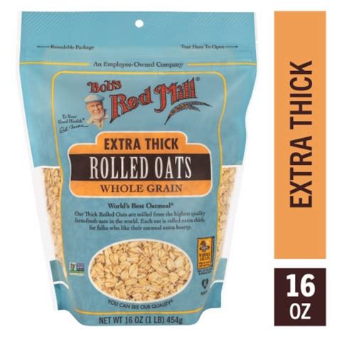 Bob S Red Mill Whole Grain Extra Thick Rolled Oats Oz Fred Meyer