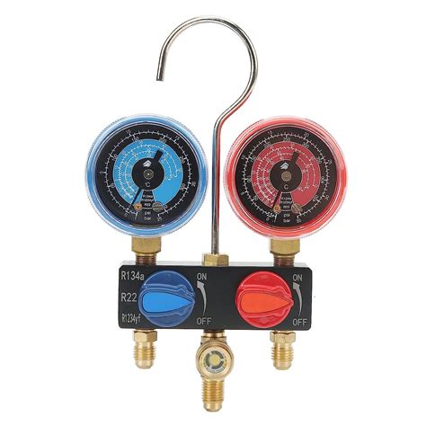 Amazon Manifold Gauge Mini Fluoride Refrigerant Pressure Gauge