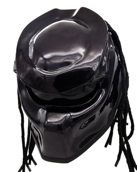 Black - Dark Predator Motorcycle Helmet - DOT Approved1 – Predator ...