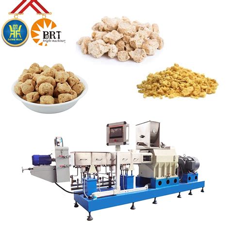 Soy Meat Processing Line Textured Vegetable Soya Protein Making Machine Soyabean Processing