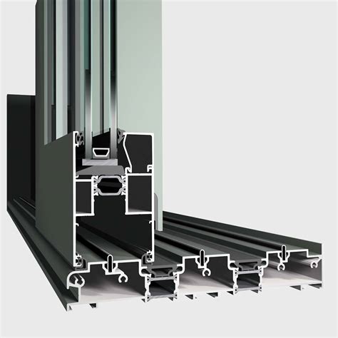 Series Alumium Extruded Profile For Window And Door And Curtain