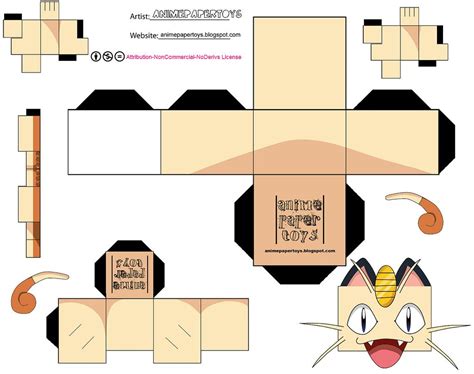 Meowth Pokemon Papercraft Pokemon Pokemon Craft Pokemon Party