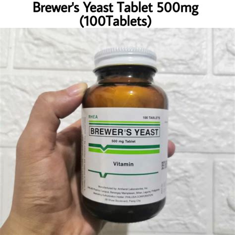 Brewer S Yeast Mg Tablets Rhea Shopee Philippines