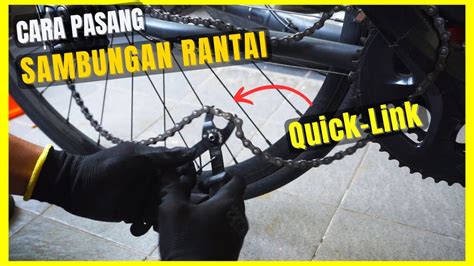 Cara Memasang Sambungan Rantai Quick Link Youtube