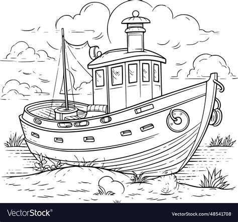 Boat Royalty Free Vector Image - VectorStock