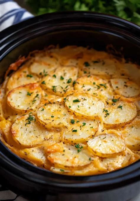 Slow Cooker Scalloped Potatoes Skinny Daily Recipes