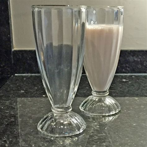 Retro Canteen Style Classic Milkshake Glasses Set Of 4 Milkshake