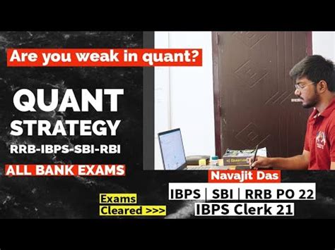 Quant Strategy For Bank Exams By Sbi Po Navajit Sir Sbipo Rrbpo