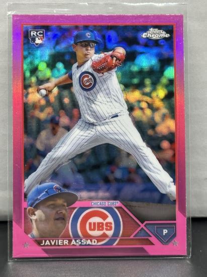 Javier Assad Topps Chrome Pink Refractor Rookie Rc Online