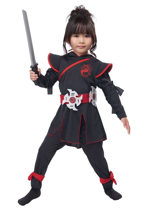 Lil' Ninja Girl Costume