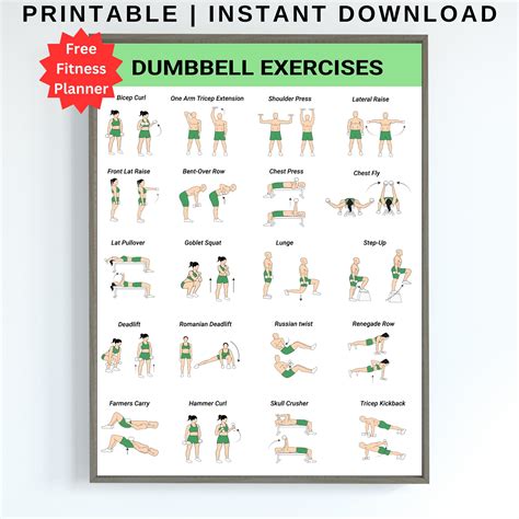 Printable Dumbbell Workout - Printable Free Templates