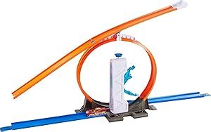 Amazon Hot Wheels Track Builder Loop Launcher Playset Toys Games
