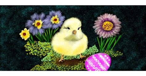 Drawing of Easter chick by Chaching - Drawize Gallery!