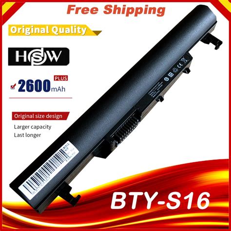 BTY-S16 BTY-S17 Battery for MSI 925T2008F WIND U160 WIND U180 Laptop ...