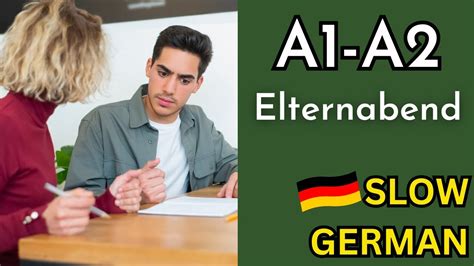 Slow German Podcast For Beginners Elternabend Youtube