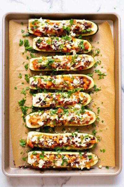 Mediterranean Zucchini Boats