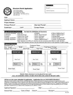 Fillable Online Certificate Of Zoning Compliance Application City Of