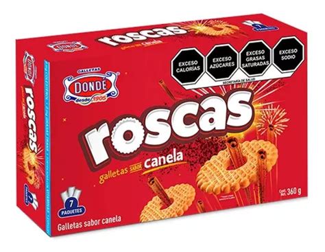 Galletas Roscas De Canela Dondé 360g MercadoLibre