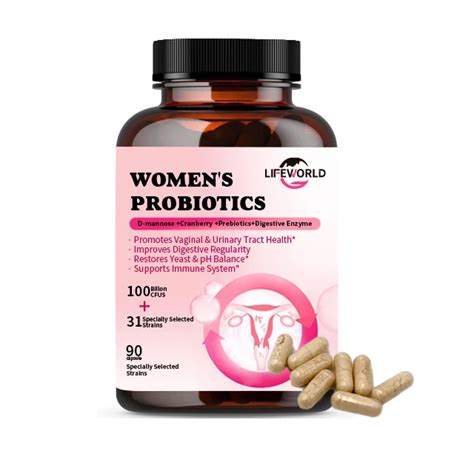 Oem Natural Vegan Probiotics Supplements 50 Billion Cfu For Womens