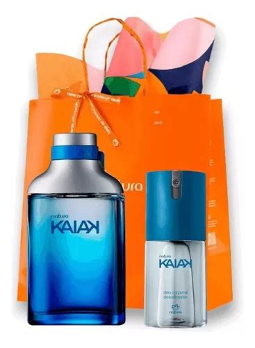 Kaiak Tradicional Natura Kit Deo Colônia Masculino Deo Corporal R