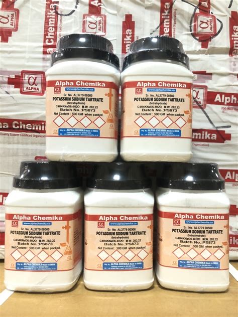 Potassium sodium tartrate tetrahydrate hãng Alpha Chemika Ấn Độ