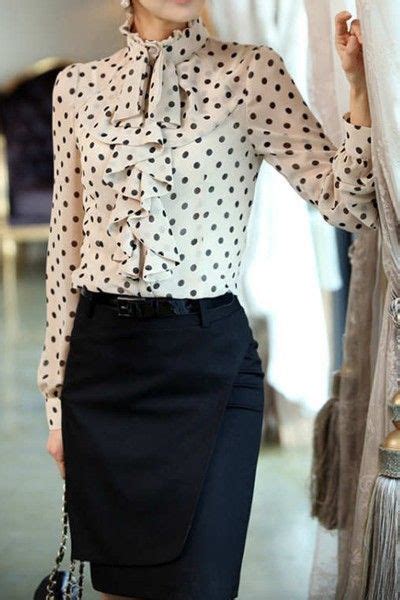 Looks Vintage Monos Chiffon Long Sleeve Chiffon Shirt Silk Chiffon