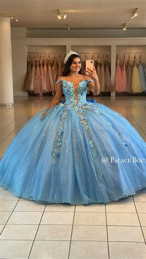 Vestidos De Quinceanera Azul Cielo