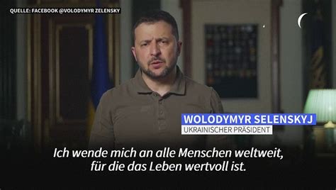 Zerst Rung Des Kachowka Staudamms Selenskyj Spricht Von Kozid Video