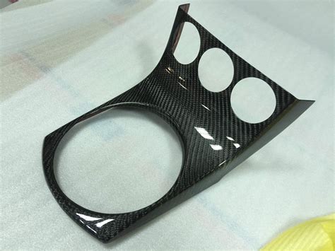 EVO R Carbon Fiber Radio Bezel Finisher Cover LHD Nissan 350Z Z33