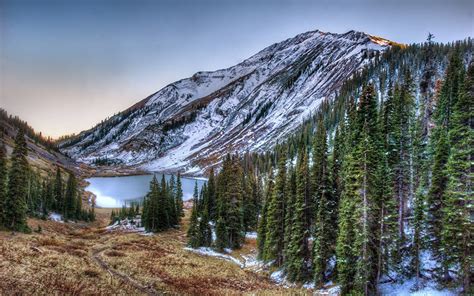 Fonds Decran Montagnes Lac Photographie De Paysage Usa Emerald Lake