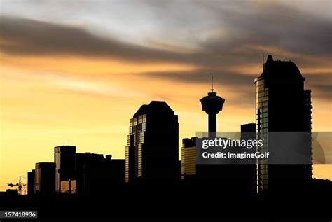 367 Calgary Skyline Sunset Stock Photos, High-Res Pictures, and Images ...