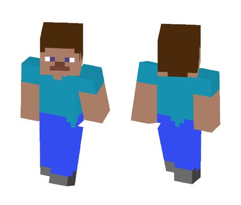 Minecraft Steve Skin Layout