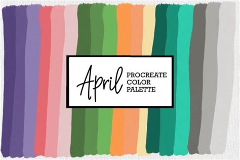 Spring Procreate Color Palette April Graphic By Illuztrate Creative