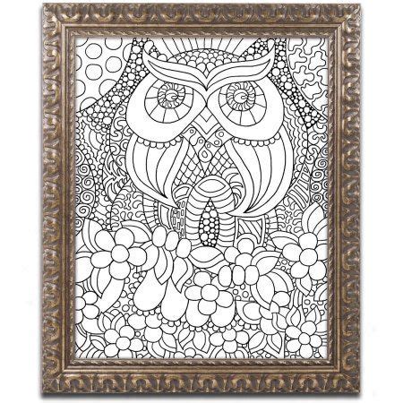 Trademark Fine Art Mixed Coloring Book Canvas Art By Kathy G