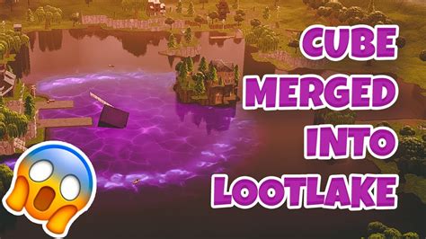 Fortnite Cube Moving Merged Into Lootlake Full Scene Youtube