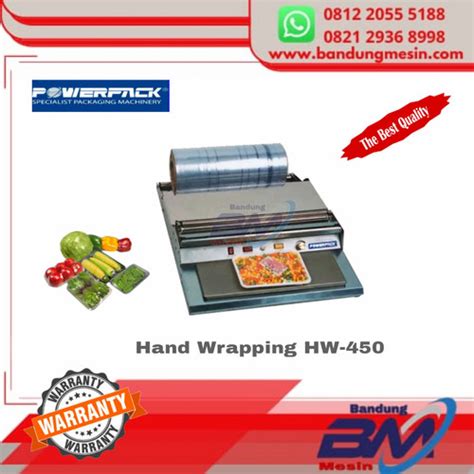 Jual Hand Wrapping Buah Hw Mesin Pembungkus Sayuran Dan Makanan