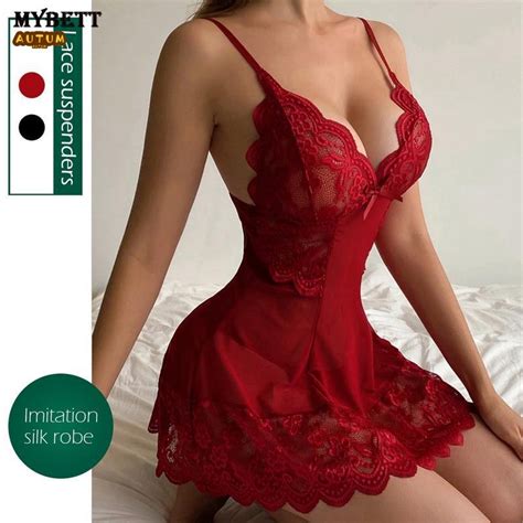 Conjunto De Lingerie Sexy Mulher Vestido Er Tico Perspectiva Sexual