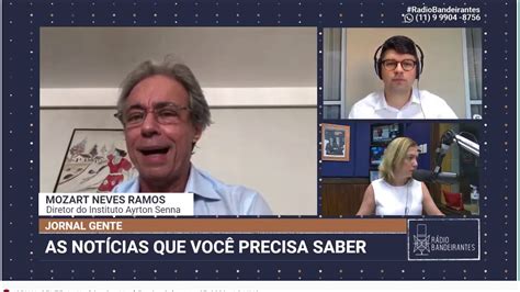 Jornal Gente da Rádio Bandeirantes entrevista Mozart Neves Ramos Dir