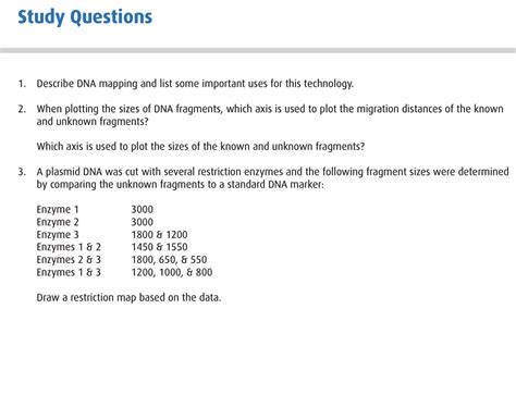 Solved 1. Describe DNA mapping and list some important uses | Chegg.com