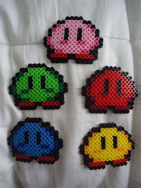 Kirby Unite By Tsukihimechii On Deviantart Easy Perler Beads Ideas