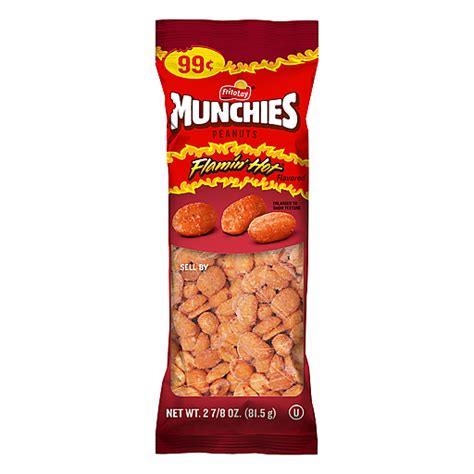 Munchies Peanuts Flamin Hot Flavored 2 875 Oz Casey S Foods