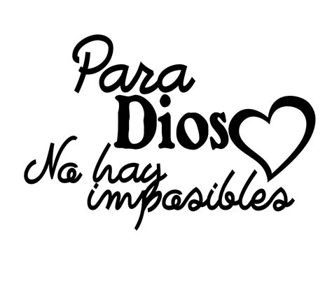 Para Dios No Hay Imposibles Vector Cristiano Para Sublimar Camisas