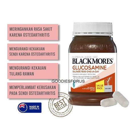 Jual Blackmores Australia Glucosamine Sulfate 1500 Isi 150 Tablet