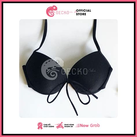 HCM Bikini GECKO 2 Mảnh Gọng Nâng Ngực Buộc Nơ 2M10 A Ảnh Thật Shopee Việt Nam