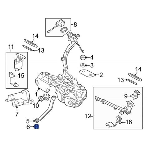 Mercedes Benz Oe 0049903350 Fuel Tank Strap Nut