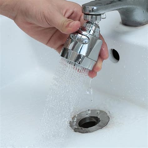 Cheap 1PC 360 Rotatable Aerator Saving Water Bubbler Swivel Tap Kitchen