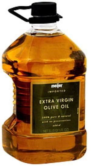 Meijer Extra Virgin Olive Oil 3 L Nutrition Information Innit