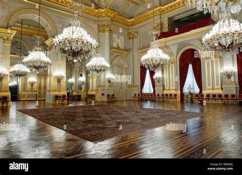 Interior of the Royal Palace of Brussels (Belgium, 26/08/2008 Stock Photo - Alamy