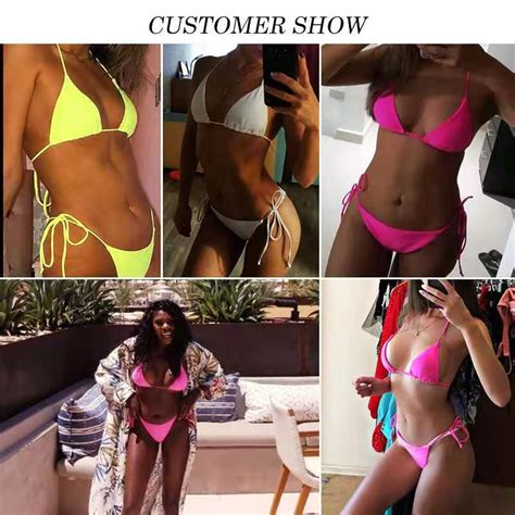 Solid Teardrop String Bikini Thong Bikini Swimwear Womens Bikini Swimsuit Buy Teardrop Bikini
